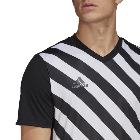 adidas Entrada 22 GFX Black/White Football Shirt